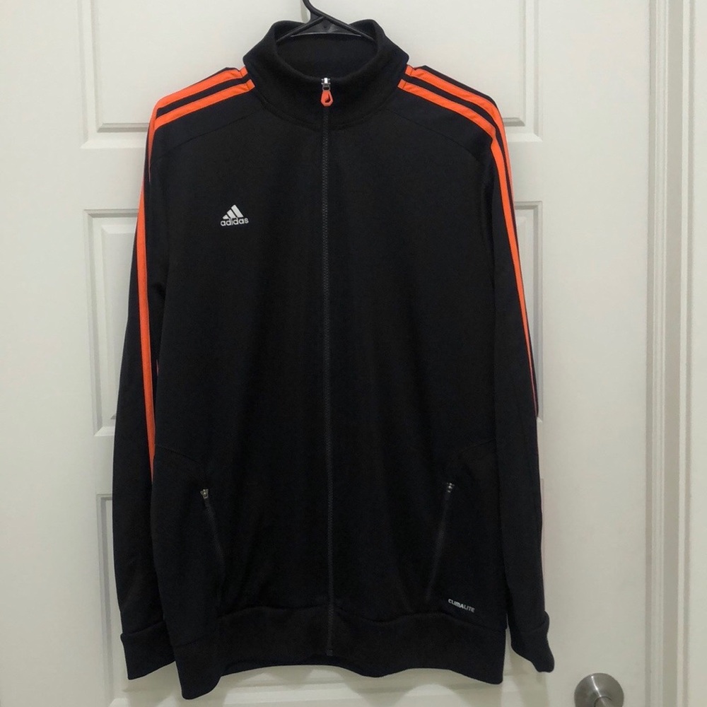 Men’s Adidas Black & Orange Predator Jacket - XL